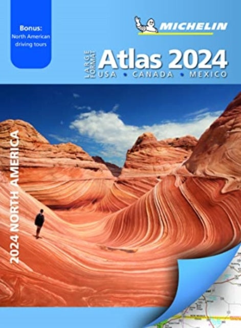 Large Format Atlas 2024 USA - Canada - Mexico (A3-Paperback) : Tourist & Motoring Atlas A3 Paperback-9782067257962