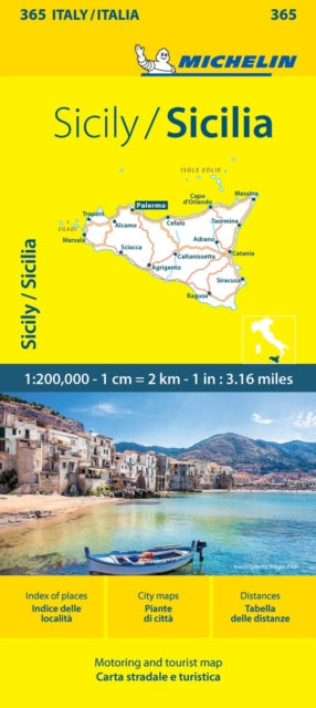 Sicily - Michelin Local Map 365 : Map-9782067263062