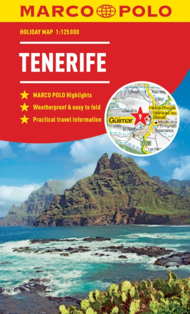 Tenerife Marco Polo Holiday Map - pocket size, easy fold Tenerife map - Marco Polo