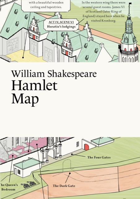 William Shakespeare, Hamlet Map-9789198945683