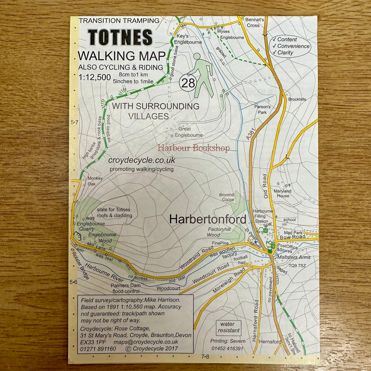 Totnes Walking Map