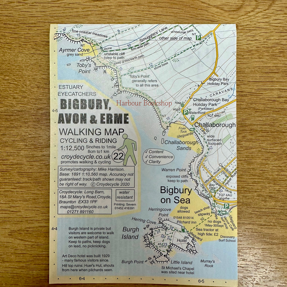 Bigbury, Avon and Erme Walking Map