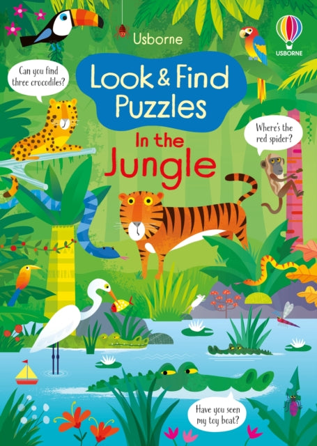 Look and Find Puzzles In the Jungle-9781801310505
