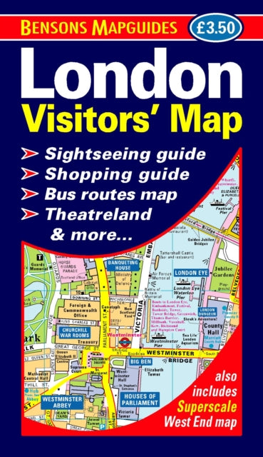 London Visitors' Map-9781898929642